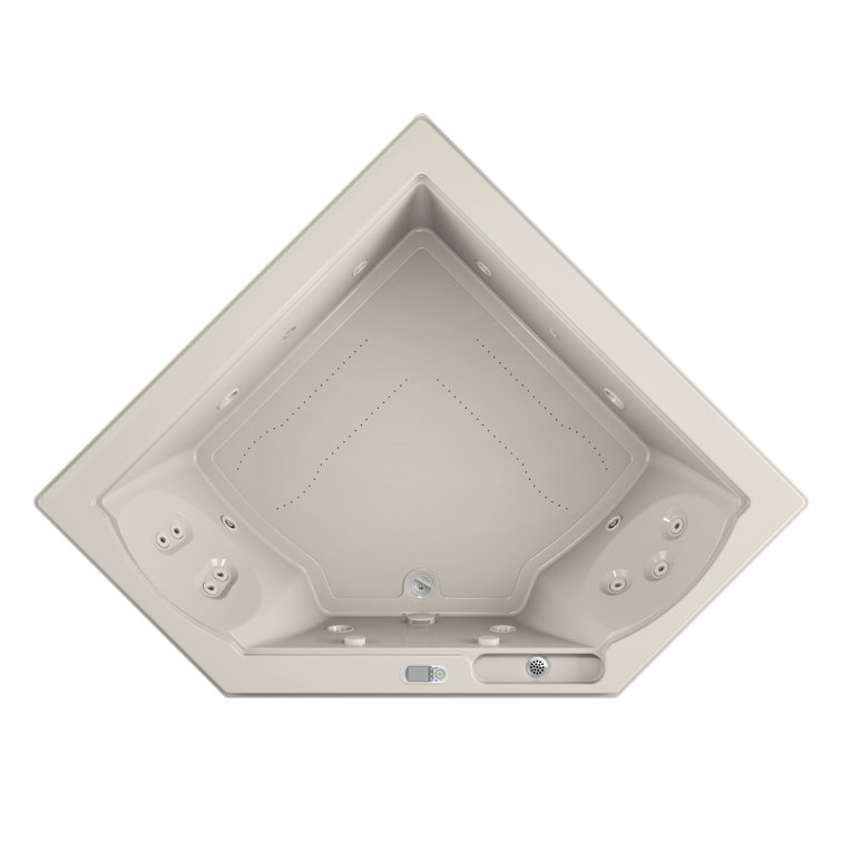Fuzion® Corner Combination Acrylic Bathtub