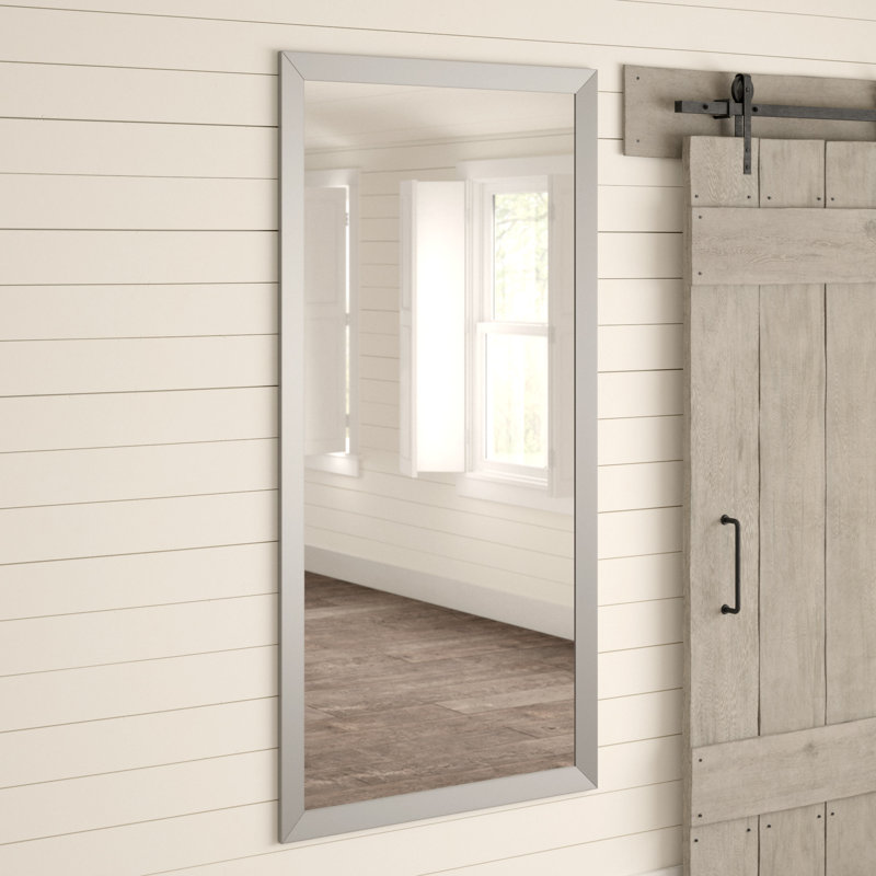 Miroir Berryman, H 64 po x l 35 po x P 0,75 po, Nickel brossé