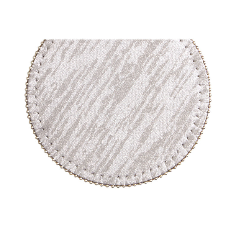 Leather Round 4 Piece Coaster Set