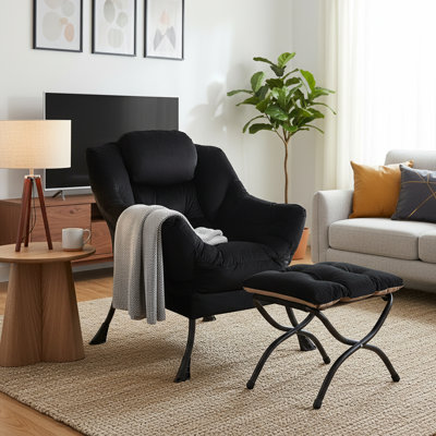 Fauteuil paresseux et rembourré Abramson