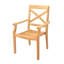 4 Seats 5 Pcs Grade-A Teak Wood Dining Set: Warwick Console Folding Rectangle Table And 4 Granada Stacking Arm Chairs #11GR1504-364832995