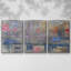 Monet - 3 pièces, reproduction encadrée sur toile-841866300-841866294