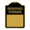Enseigne Signmission Designer Series - Stationnement vide | Enseigne architecturale noire et dorée en aluminium de gros calibre 18 po x 18 po | Protégez votre entreprise et votre commune | Fabriqué aux États-Unis