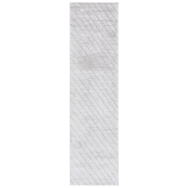 Allarna Machine Woven Grey Rug, Runner 66 x 244cm