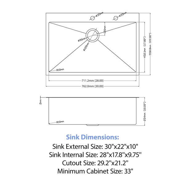 Dimensions du produit