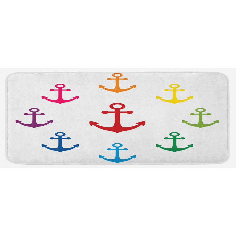 Tapis de cuisine multicolore multicolore multicolore
