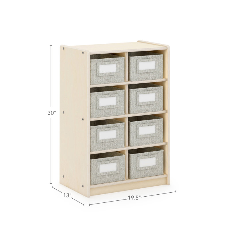 Organisateur de rangement pour casiers EdQ Essentials, Naturel