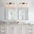 3-lamp matte black iron adjustable Vanity Light