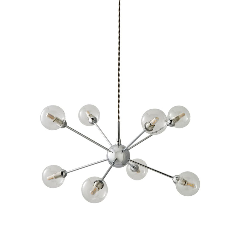 Victorville 8 - Light Chandelier, Polished Chrome