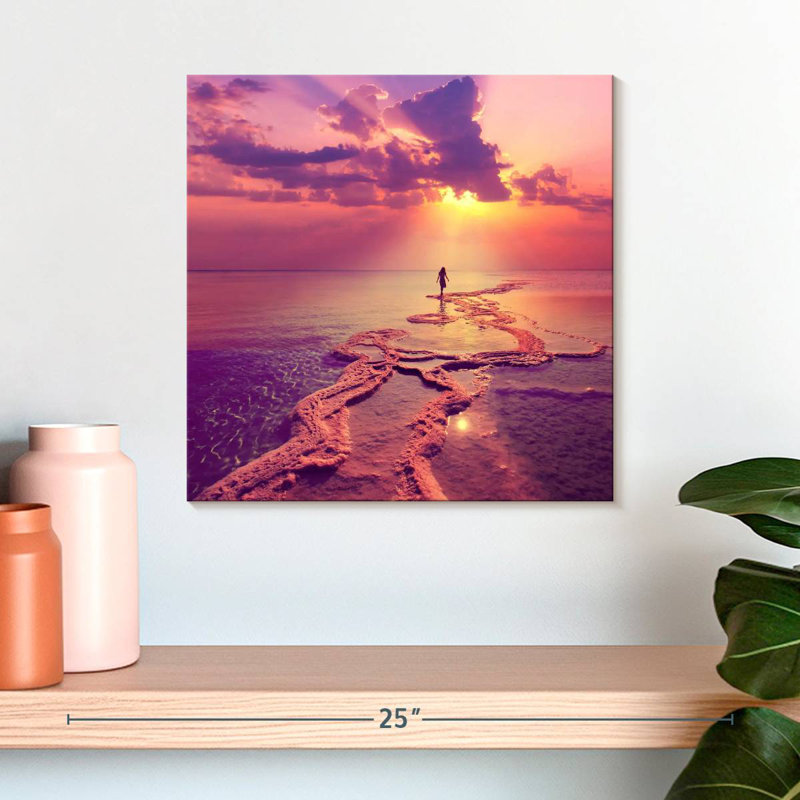 Gillard Dead Sea Sunrise Stroll, 16" H x 16" W
