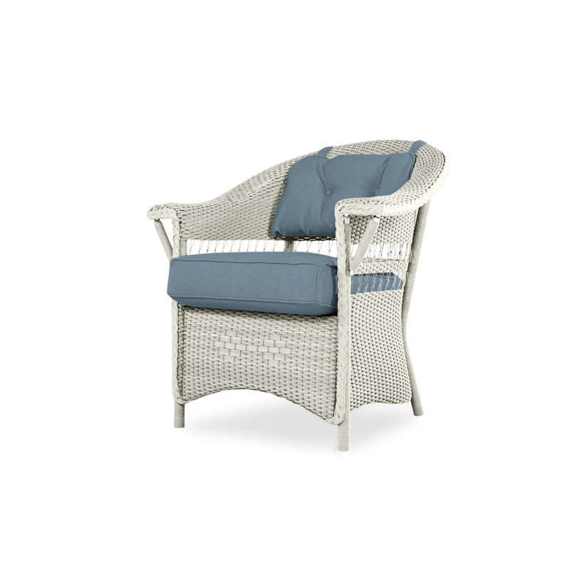 Nantucket Outdoor Dining Armchair, Friendly Flax, Linen