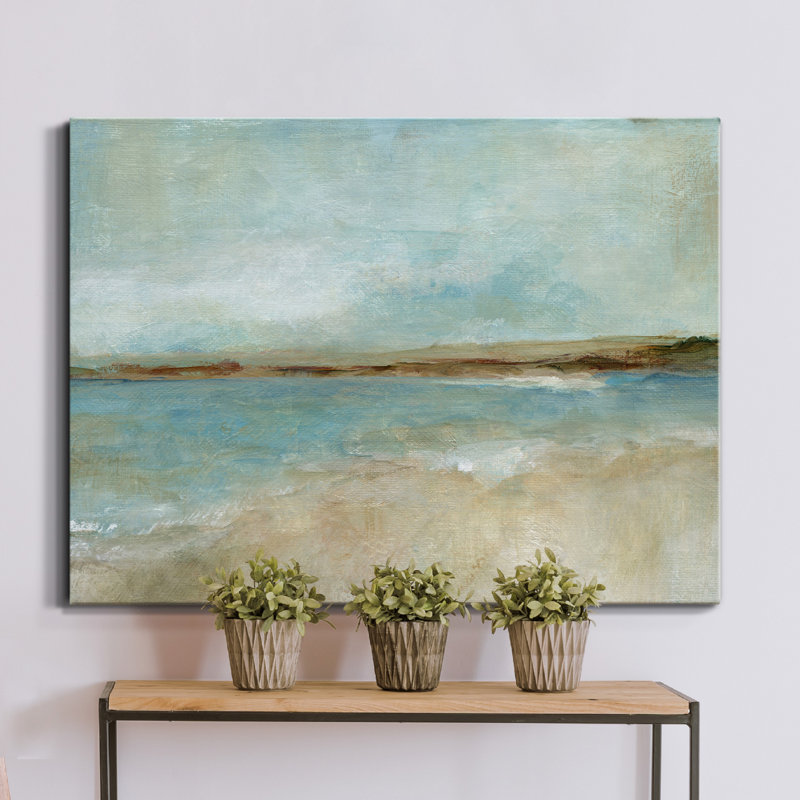 «Solitaire Beach» par J Paul - reproduction d'art sur toile tendue, H 32 po x l 24 po x P 1 po