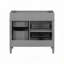 Armoire de rangement pour salle de bain avec 2 tiroirs et un tiroir basculant-115997280