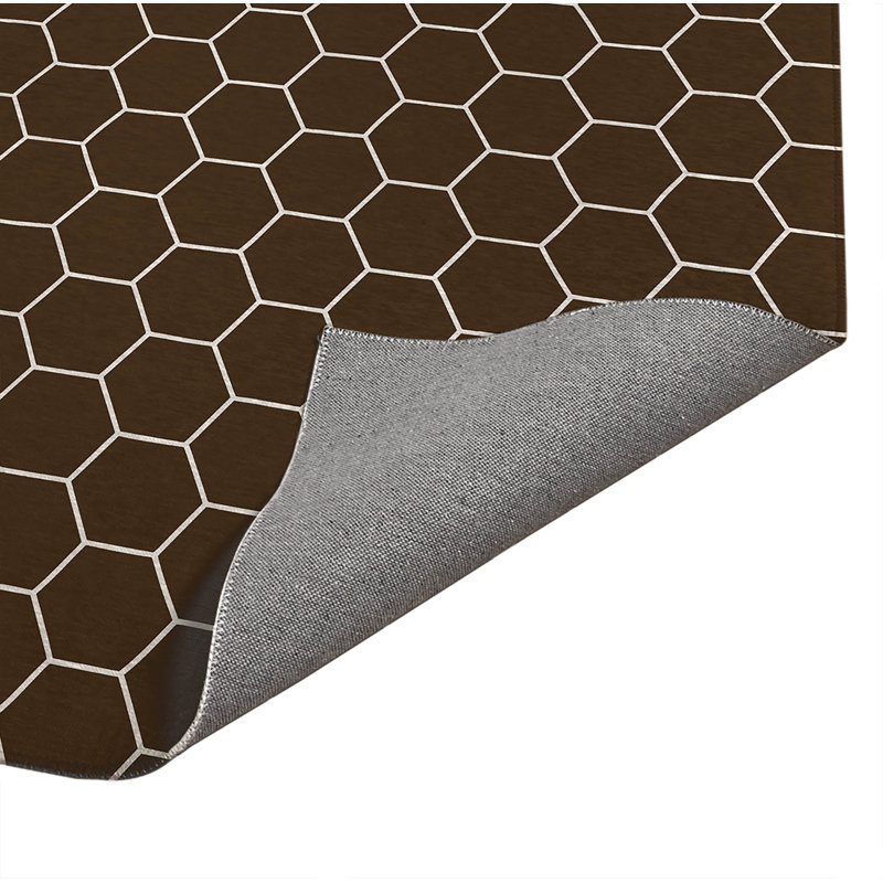 Paillasson Comb, Brun moka, 84" W x 60" L