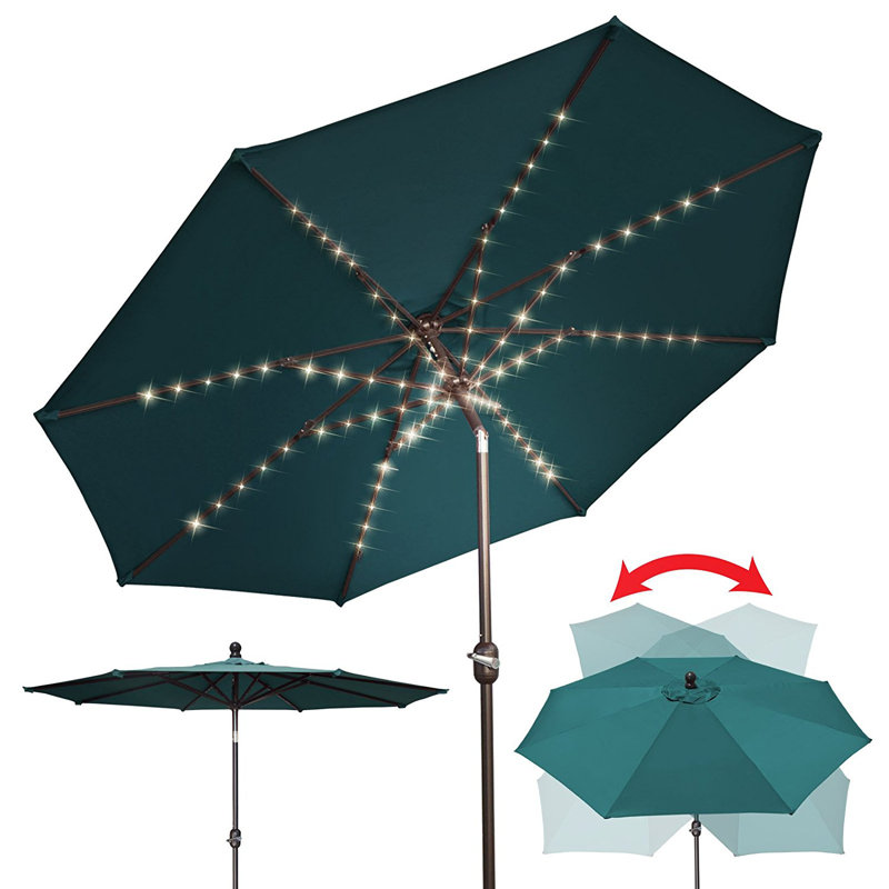 Parasol 9 pi Arguello, Vert