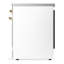 Cuisinière à induction 30 pouces avec 4 éléments à induction en blanc Majestic III Series (garniture laiton)-124828788-124828790