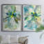 Peut-être Petunias I - ensemble de 2 reproductions d'art sur toile-129725534-129725522