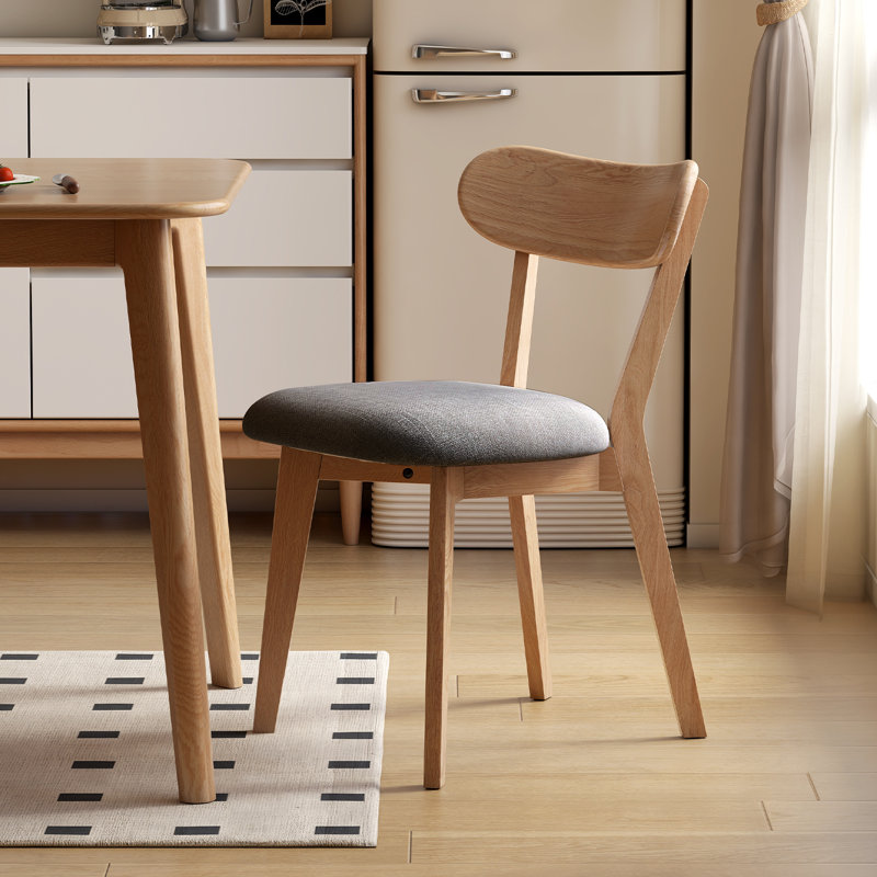 Upholstered Side Chair With Removable Cover - Set Of 8, Rock Gray