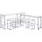 Counter Height Table With Pot Rack-236460830