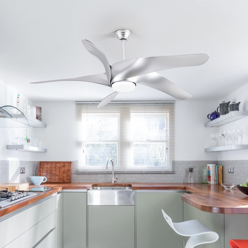 60" Ceiling Fan With Lights And Remote Control Standard Ceiling Fan With Light Kit Included