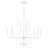 Treyvion 12 - Light Dimmable Linear Chandelier in White-244322785