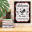 «Welcome To Our Farmhouse» par Elizabeth Tyndall, art mural sur toile-885435753