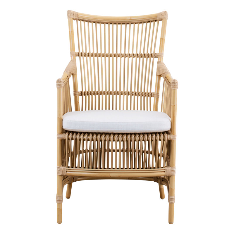 Fauteuil Davinci, Toile blanche, Naturel