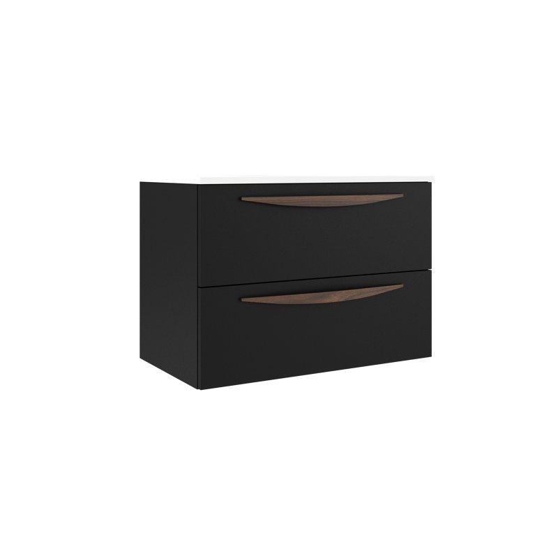 Ensemble de meuble-lavabo simple 32 po, Noir