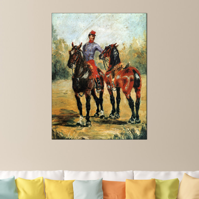 Henri De Toulouse-Lautrec - Wrapped Canvas Painting, 120cm H x 90cm W x 1.8cm D