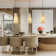 Rennata Height Adjustable Luxurious Alabaster Conical Pendant Lights(Set of 3)