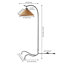 Lampe sur pied Hamako