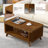 Valen 41.5" Walnut Solid Wood Coffee Table-656290800