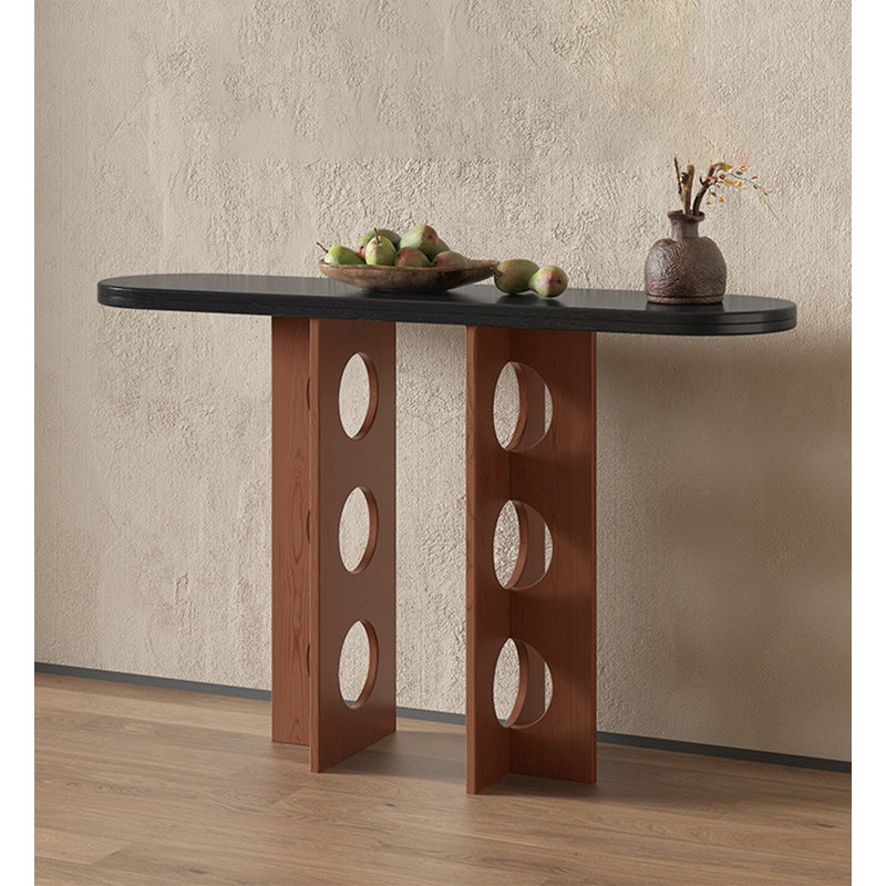 Console en bois massif Wabi Sabi