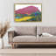 Cadre flottant The Pink Mountain Abstraction, design par Atelier Posters-1393240609-1393240608