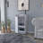Bar Cart with Two-Side Shelves Beaver, Glass Door and Upper Surface-1631951323
