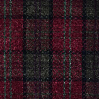 Red Tartan Chaise Chair