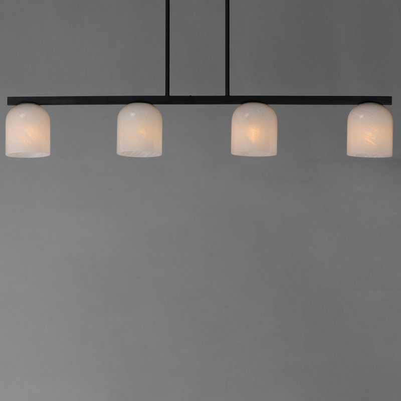 Luminaire suspendu Scoop-Linear, Noir