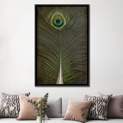 «Peacock Feather II», reproduction sur toile