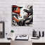  «Fox And Snake» par Rich Monet, art mural sur toile-1904122884