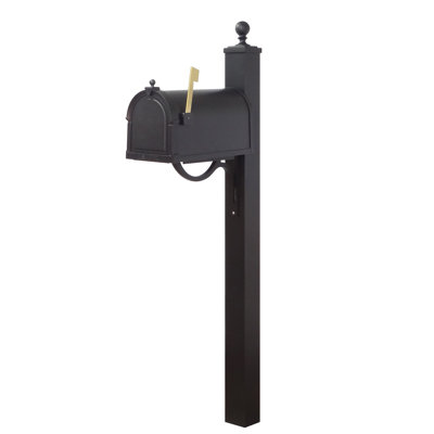 Berkshire Aluminum Post Mounted Mailbox