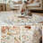 Chinoiserie Carpet Vintage Floral Rug Washable Non-slip Beige/Blue-369111552-377265320