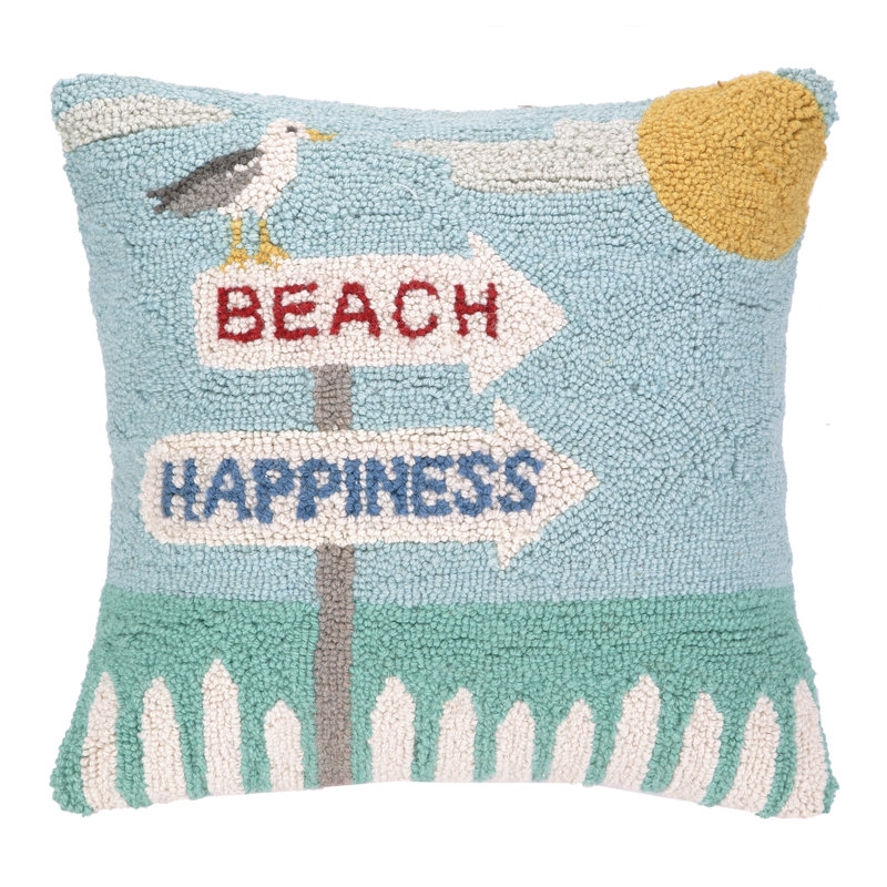  Coussin en laine Beach Hook