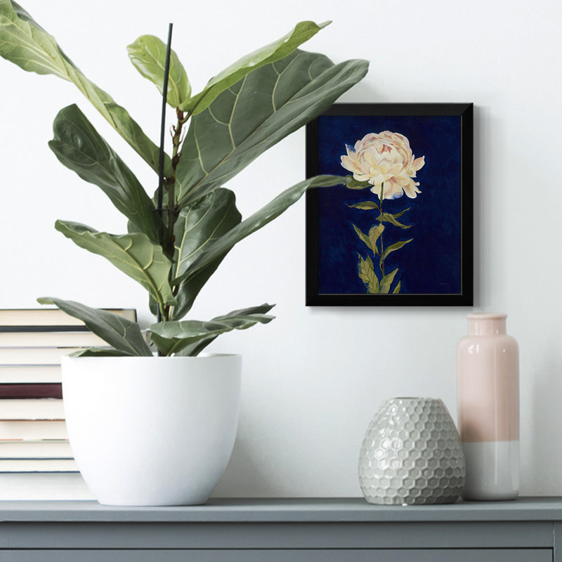 Impression sur toile Vront II, Toile encadrée noire, Pas de tapis