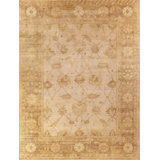 Antique Weave Oushak Wool Oriental Area Rug