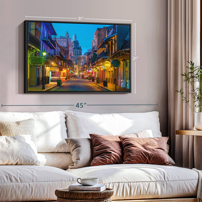 «Louisiana Street Bars», H 21 po x l 31 po