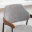 Tabouret de comptoir rembourré avec accoudoirs Devane-123161735