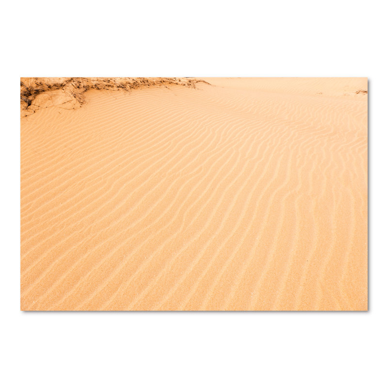 Rippled Sand In The Desert I - peinture sur toile, H 40 po x l 60 po, Toile tendue