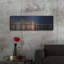  «Chicago Nighttime Skyline 3» par Epic Portfolio, art mural en métal, 48 po x 16 po-308980837