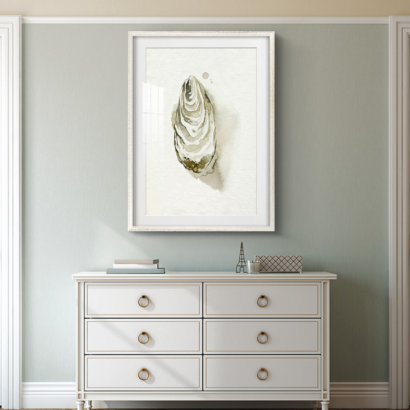 Kershner - Toile tendue avec châssis, H 28,5 po x l 20,5 po, Blanc