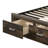 Jare Platform Storage Bed in Rustic Walnut-470063789